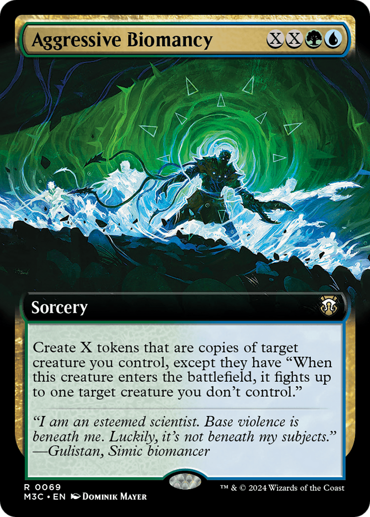 Aggressive Biomancy (Extended Art) [Modern Horizons 3 Commander] | Deep Dive Games St. Marys