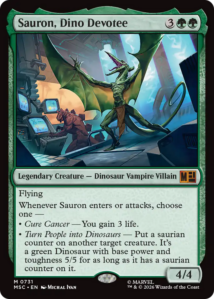 Sauron, Dino Devoteee [Marvel Super Heroes Commander] | Deep Dive Games St. Marys