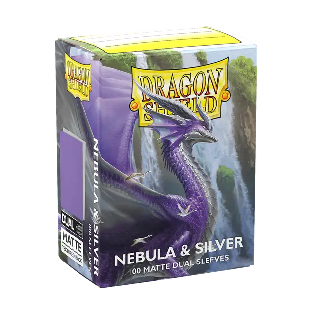 Dragon Shield Nebula & Silver - Matte Dual Sleeves | Deep Dive Games St. Marys