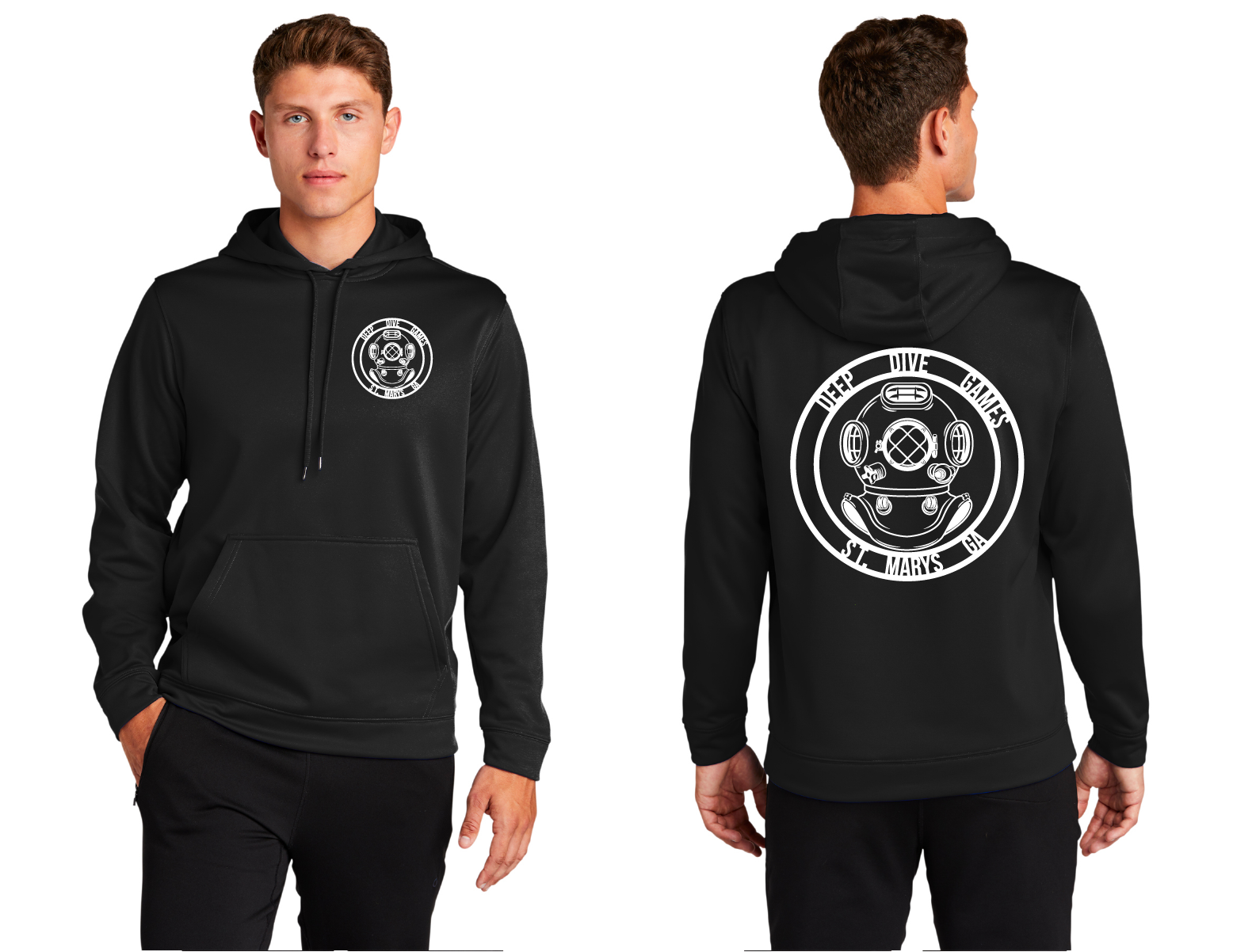 Deep Dive Hoodie - Black Medium | Deep Dive Games St. Marys