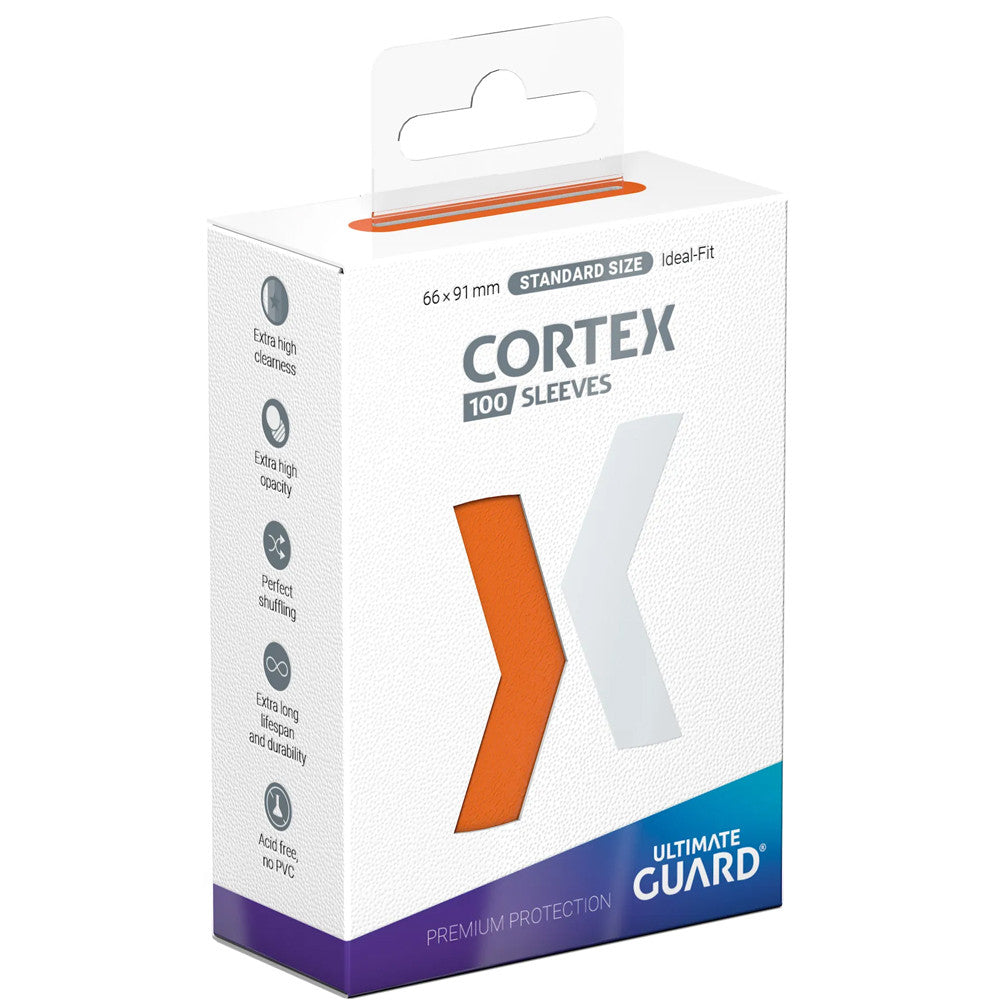 Ultimate Guard Cortex Matte 100 Count Sleeves: Orange | Deep Dive Games St. Marys
