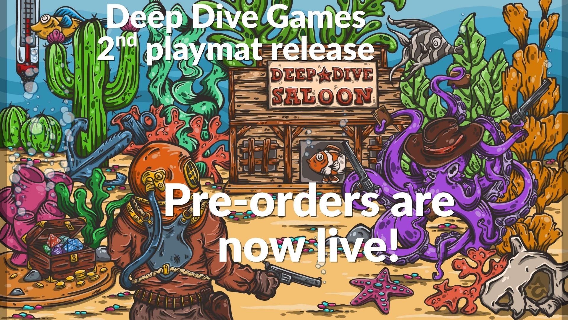 Deep Dive Games Playmat 2nd Edition | Deep Dive Games St. Marys