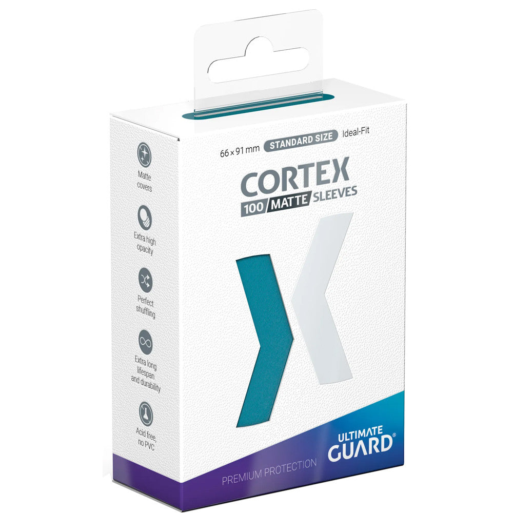 Ultimate Guard Cortex Matte 100 Count Sleeves: Petrol | Deep Dive Games St. Marys