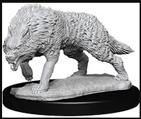 Deep Cuts Unpainted Miniatures: W07 Timber Wolves | Deep Dive Games St. Marys