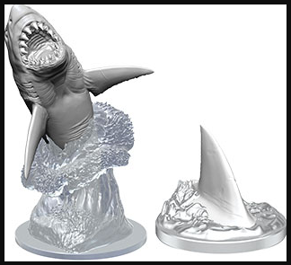 Deep Cuts Unpainted Miniatures: W09 Shark | Deep Dive Games St. Marys