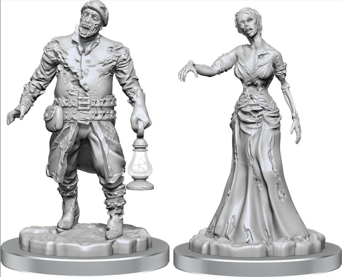 Deep Cuts Unpainted Miniatures: W18 Zombies | Deep Dive Games St. Marys