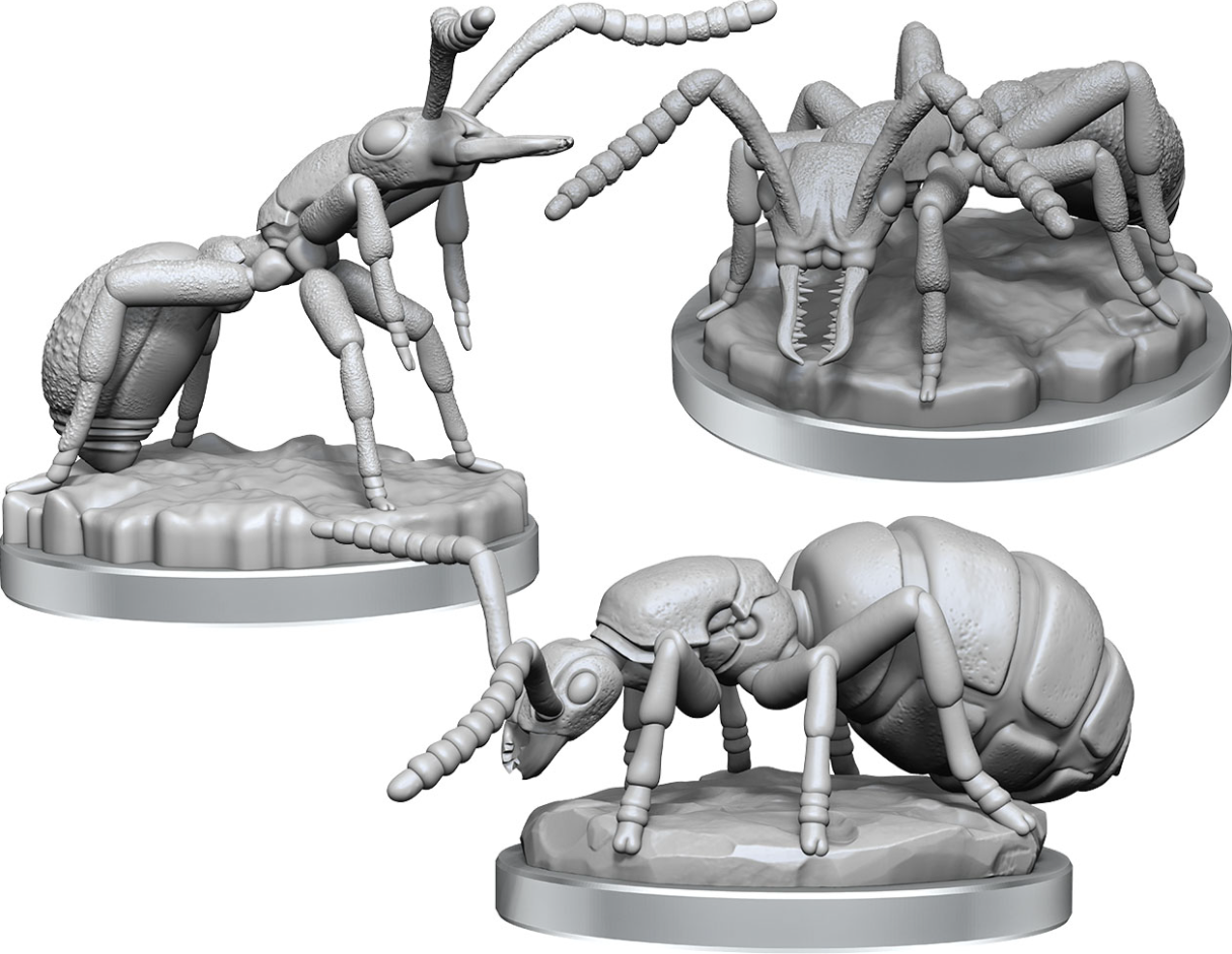 Deep Cuts Unpainted Miniatures: W21 Giant Ants | Deep Dive Games St. Marys