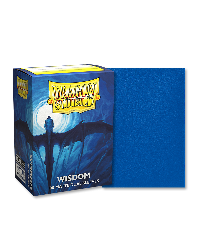 Dragon Shield 100ct Box Deck Duel Sleeve Protector Matte Wisdom | Deep Dive Games St. Marys