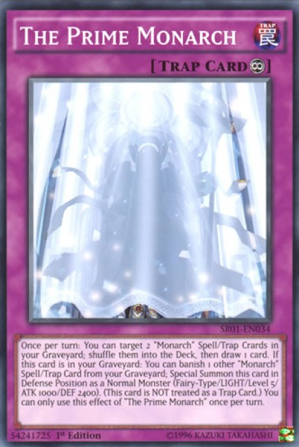 The Prime Monarch [SR01-EN034] Common | Deep Dive Games St. Marys