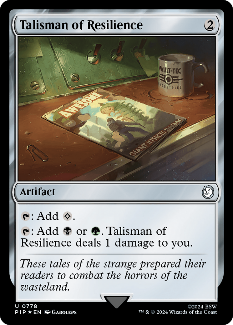 Talisman of Resilience (Surge Foil) [Fallout] | Deep Dive Games St. Marys