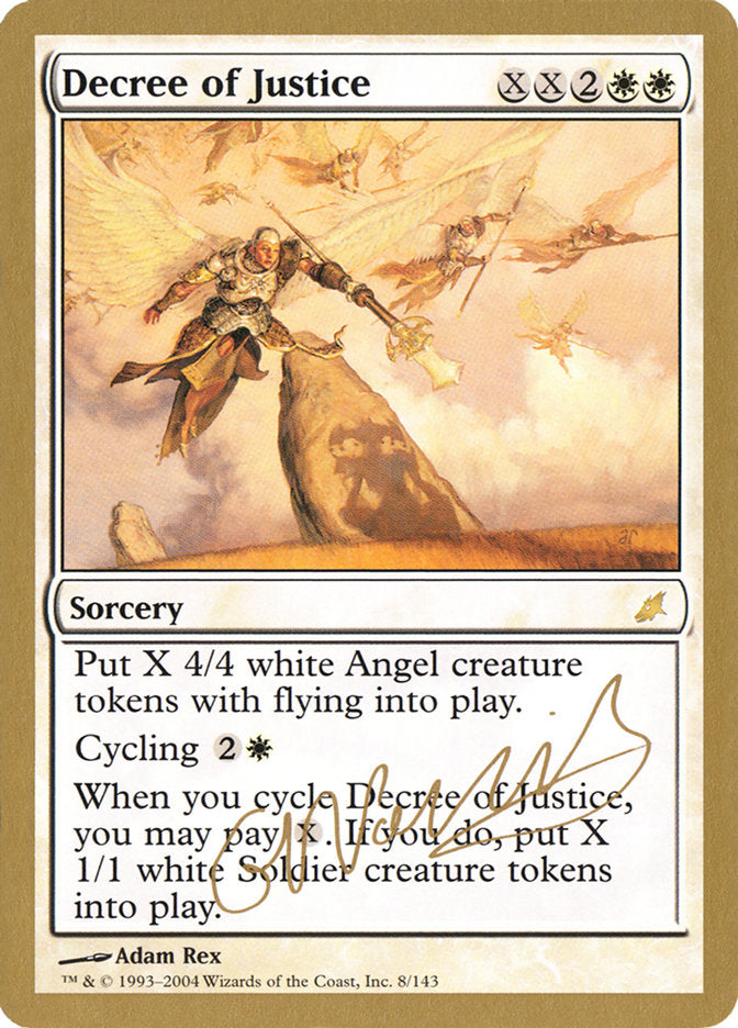 Decree of Justice (Gabriel Nassif) [World Championship Decks 2004] | Deep Dive Games St. Marys