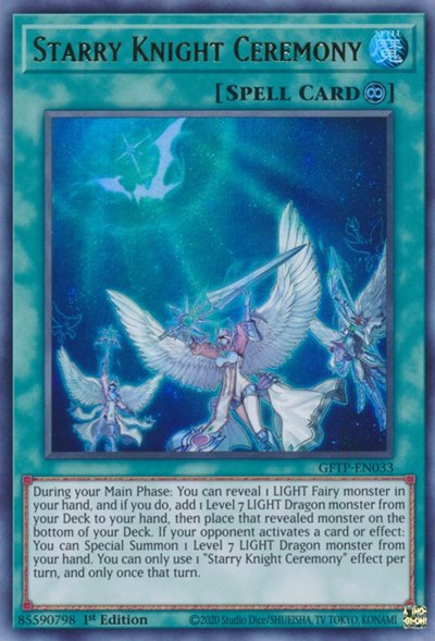 Starry Knight Ceremony [GFTP-EN033] Ultra Rare | Deep Dive Games St. Marys