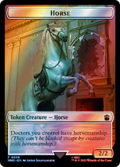 Horse // Clue (0053) Double-Sided Token (Surge Foil) [Doctor Who Tokens] | Deep Dive Games St. Marys