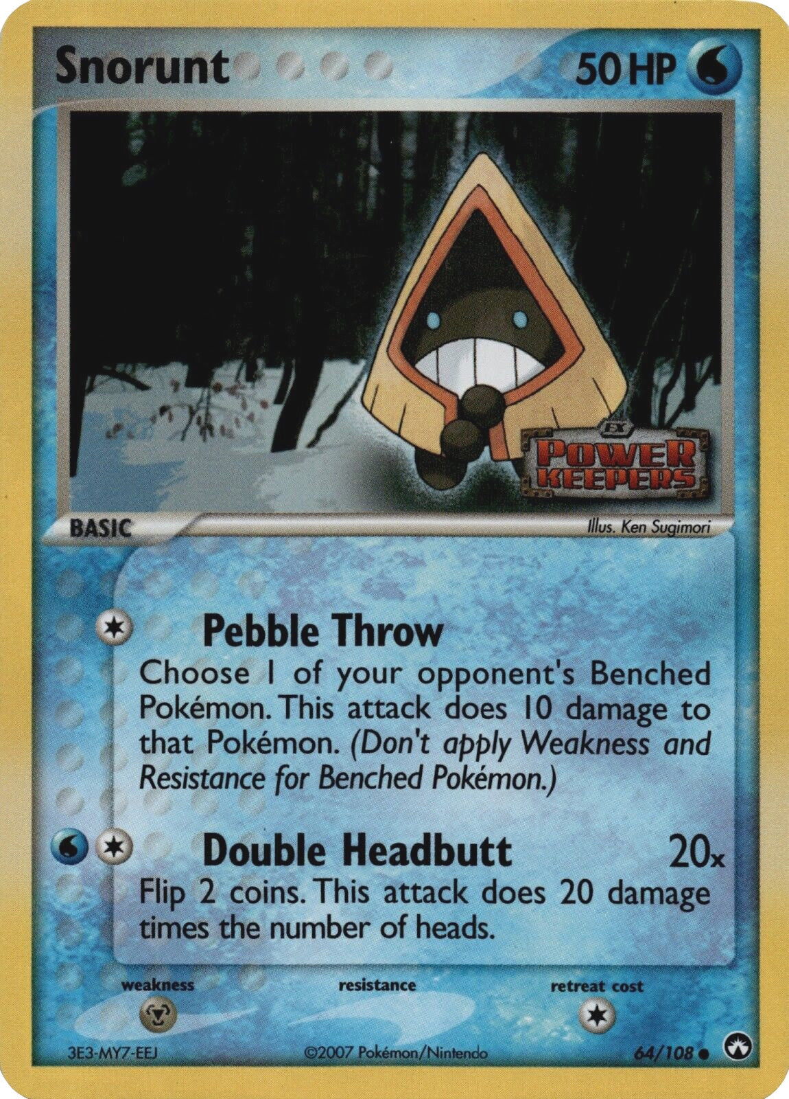Snorunt (64/108) (Stamped) [EX: Power Keepers] | Deep Dive Games St. Marys