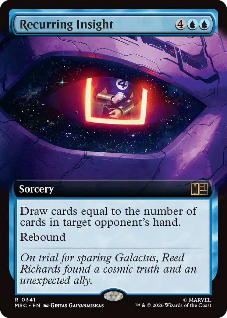 Recurring Insight (Extended Art) [Marvel Super Heroes Commander] | Deep Dive Games St. Marys