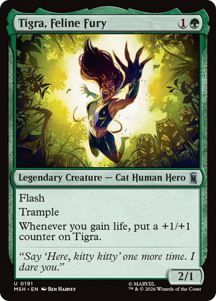 Tigra, Feline Fury [Marvel Super Heroes] | Deep Dive Games St. Marys