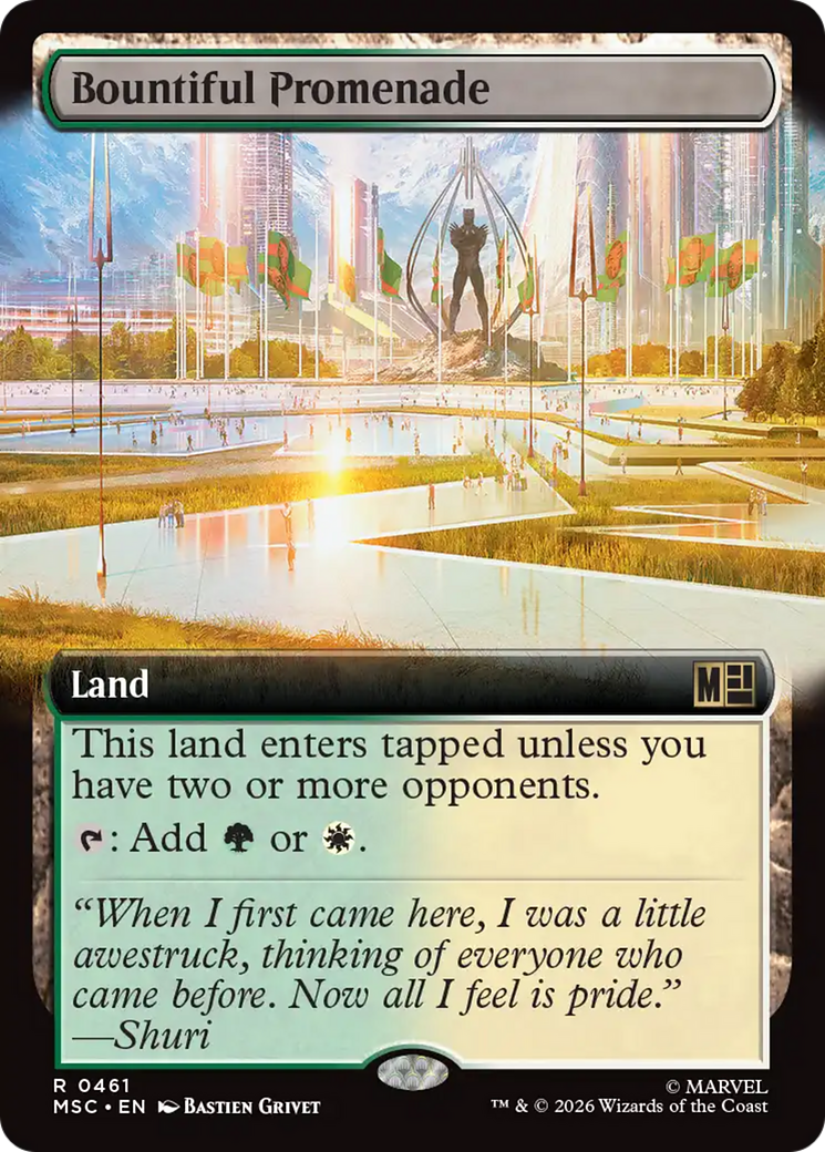 Bountiful Promenade (Extended Art) [Marvel Super Heroes Commander] | Deep Dive Games St. Marys