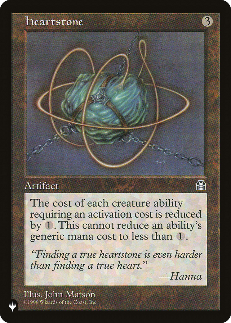 Heartstone [The List] | Deep Dive Games St. Marys