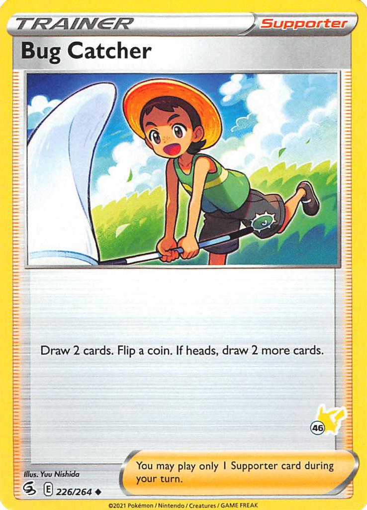 Bug Catcher (226/264) (Pikachu Stamp #46) [Battle Academy 2022] | Deep Dive Games St. Marys