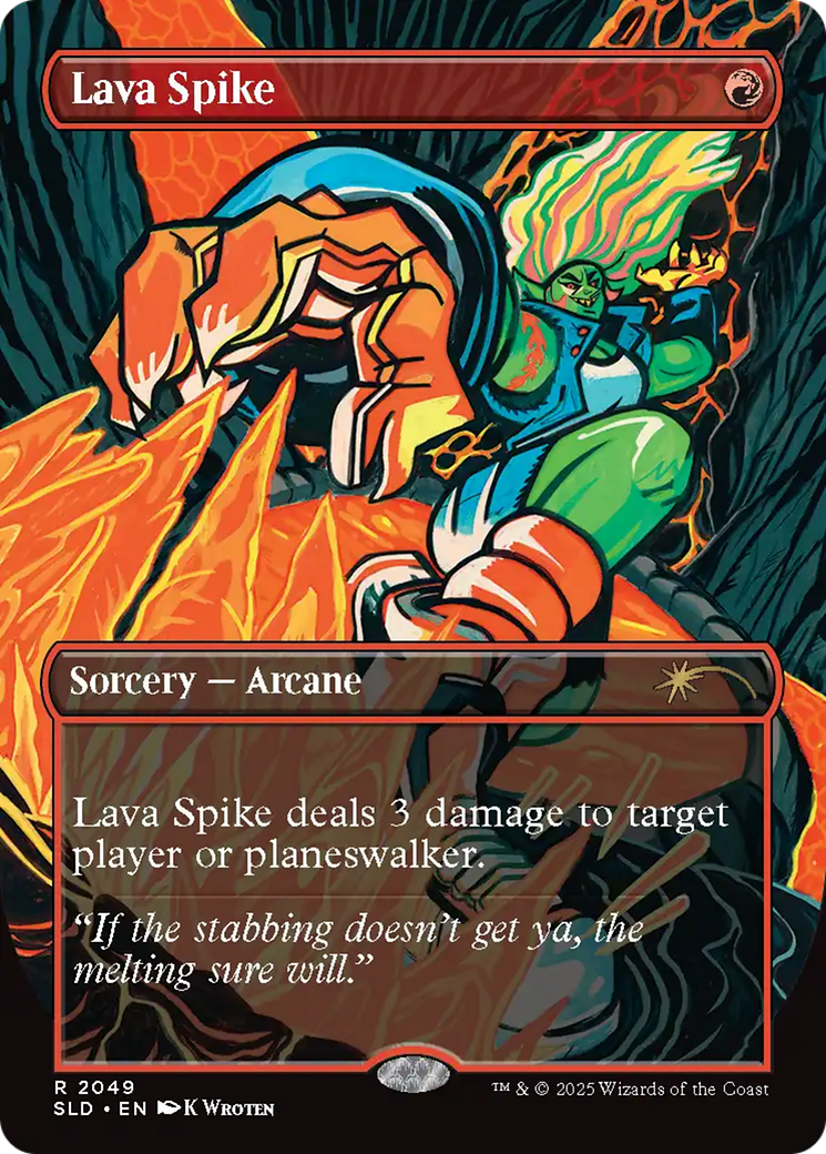 Lava Spike (2049) [Secret Lair Drop Series] | Deep Dive Games St. Marys