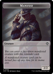 Eldrazi Scion // Manifest Double-Sided Token [Outlaws of Thunder Junction Commander Tokens] | Deep Dive Games St. Marys