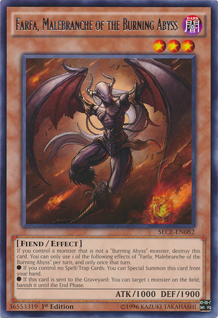 Farfa, Malebranche of the Burning Abyss [SECE-EN082] Rare | Deep Dive Games St. Marys