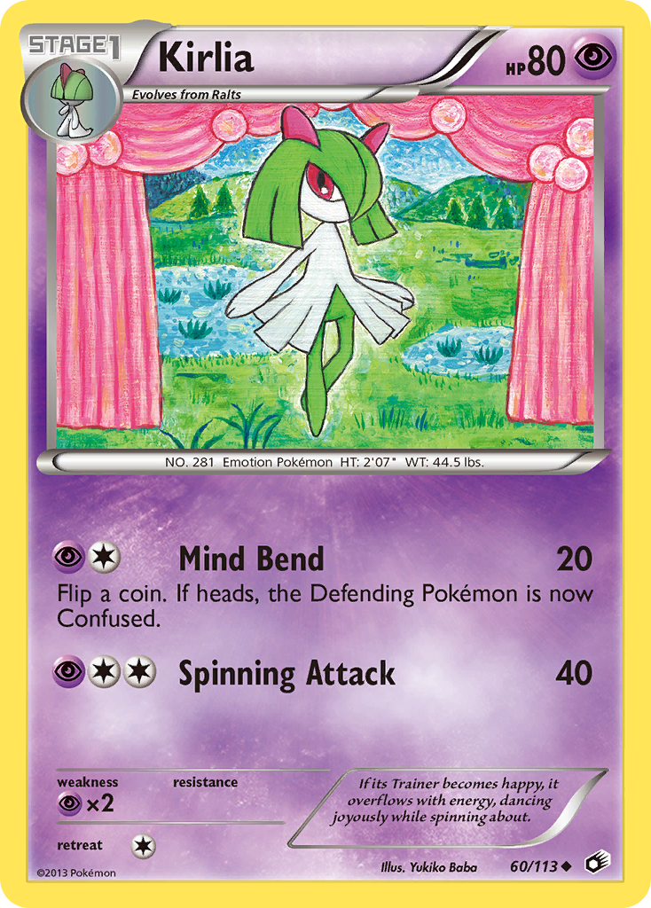 Kirlia (60/113) [Black & White: Legendary Treasures] | Deep Dive Games St. Marys