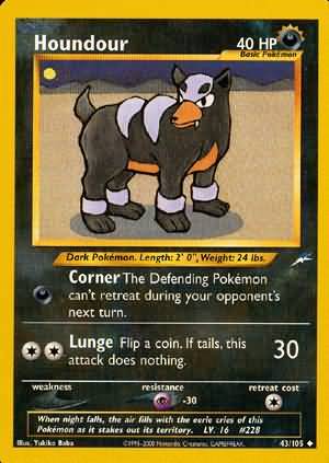 Houndour (43/105) [Neo Destiny Unlimited] | Deep Dive Games St. Marys