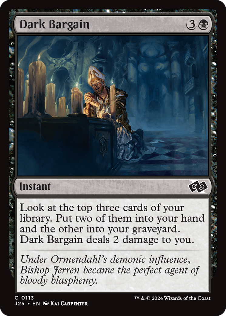Dark Bargain [Foundations Jumpstart] | Deep Dive Games St. Marys