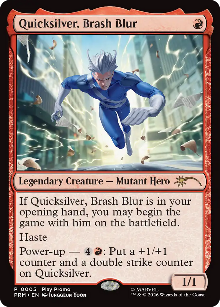 Quicksilver, Brash Blur [Standard Showdown Promos] | Deep Dive Games St. Marys