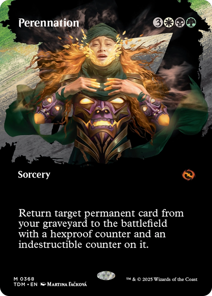 Perennation (Borderless) [Tarkir: Dragonstorm] | Deep Dive Games St. Marys