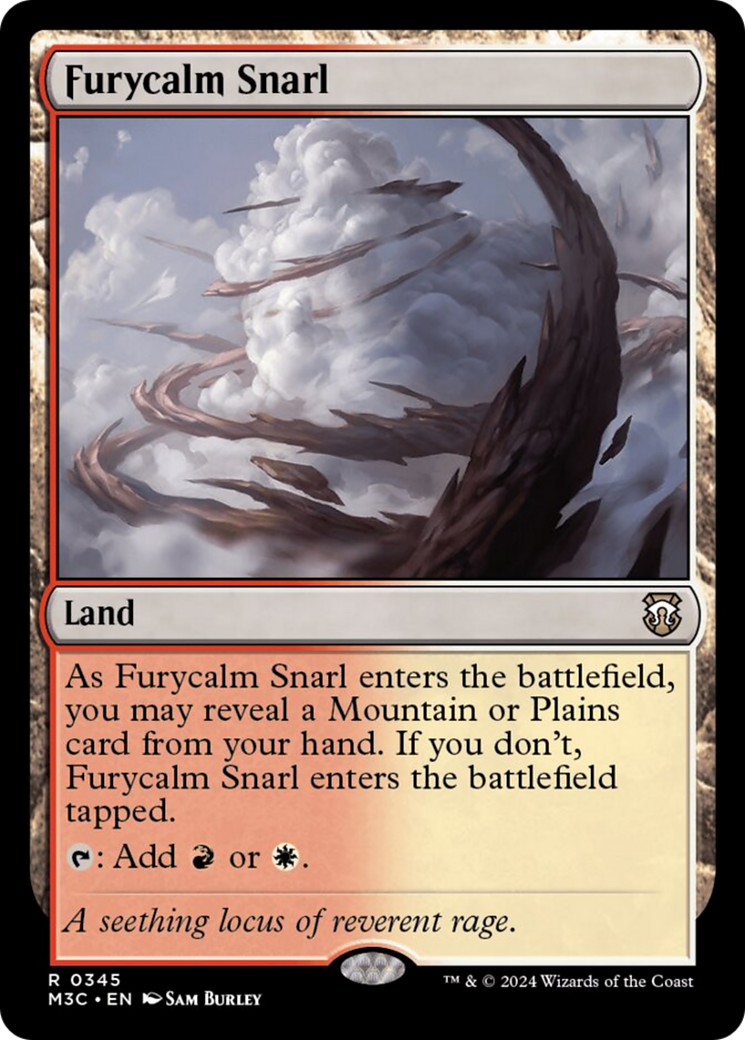 Furycalm Snarl (Ripple Foil) [Modern Horizons 3 Commander] | Deep Dive Games St. Marys