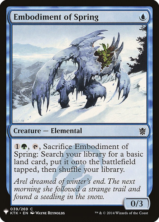 Embodiment of Spring [Mystery Booster] | Deep Dive Games St. Marys