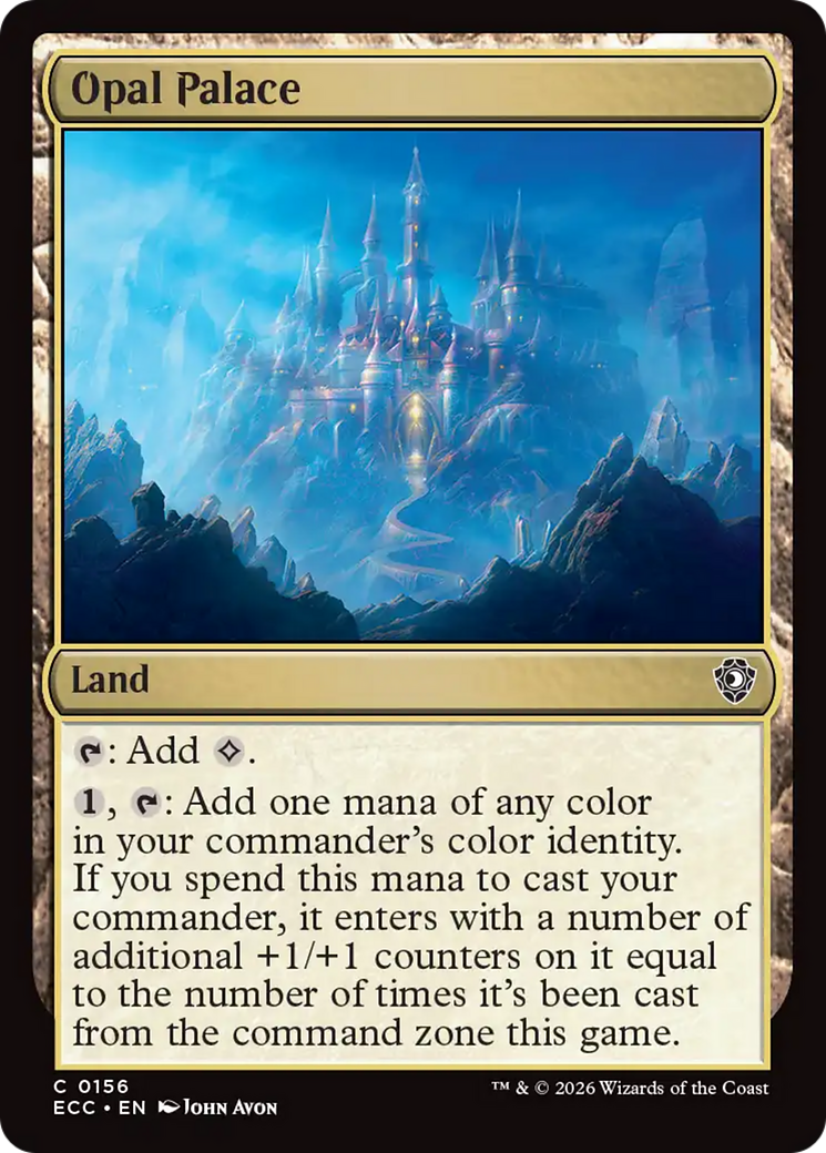 Opal Palace [Lorwyn Eclipsed Commander] | Deep Dive Games St. Marys