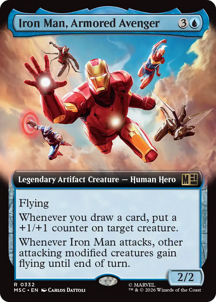 Iron Man, Armored Avenger (Extended Art) [Marvel Super Heroes Commander] | Deep Dive Games St. Marys