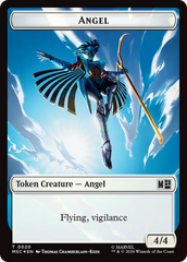 Angel (020) // Vibranium (031) Double-Sided Token (Surge Foil) [Marvel Super Heroes Commander Tokens] | Deep Dive Games St. Marys