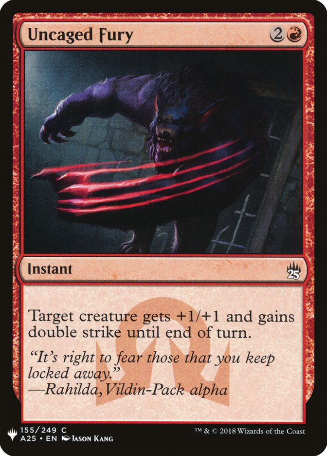 Uncaged Fury [Mystery Booster] | Deep Dive Games St. Marys