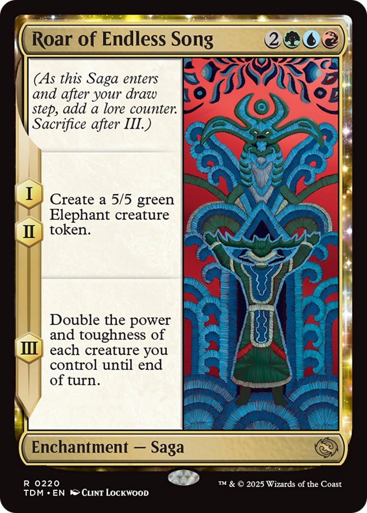Roar of Endless Song [Tarkir: Dragonstorm] | Deep Dive Games St. Marys