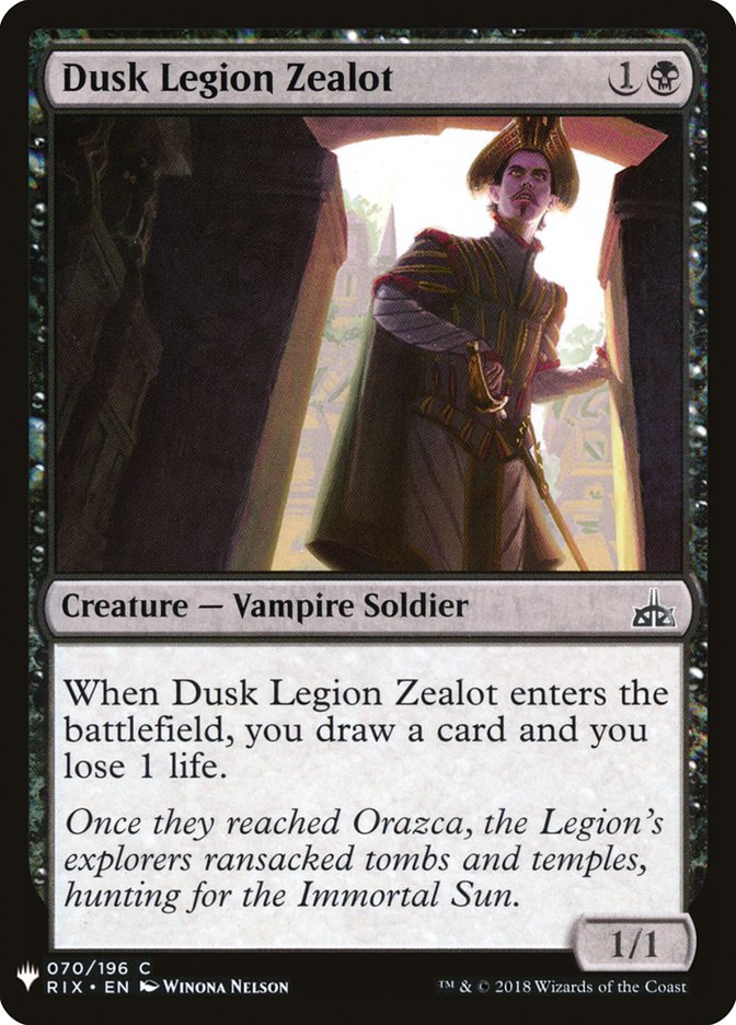 Dusk Legion Zealot [Mystery Booster] | Deep Dive Games St. Marys