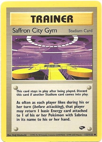 Saffron City Gym (122/132) [Gym Challenge Unlimited] | Deep Dive Games St. Marys