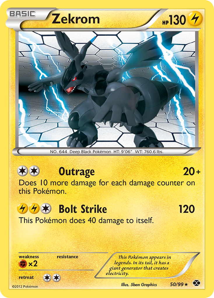 Zekrom (50/99) [Black & White: Next Destinies] | Deep Dive Games St. Marys