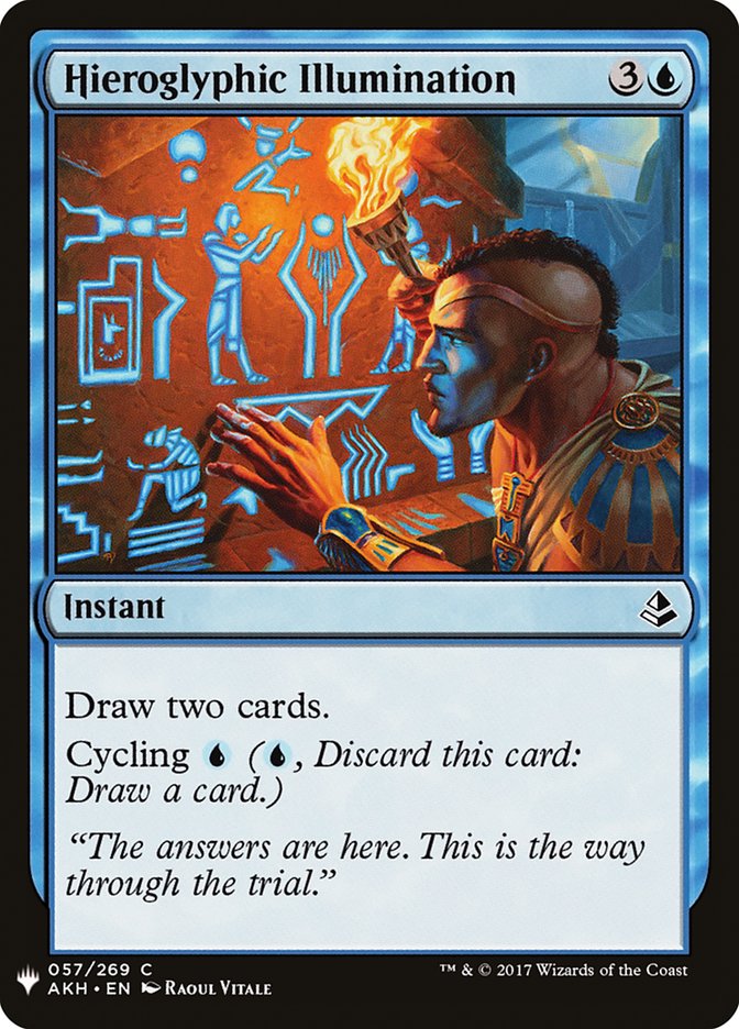 Hieroglyphic Illumination [Mystery Booster] | Deep Dive Games St. Marys
