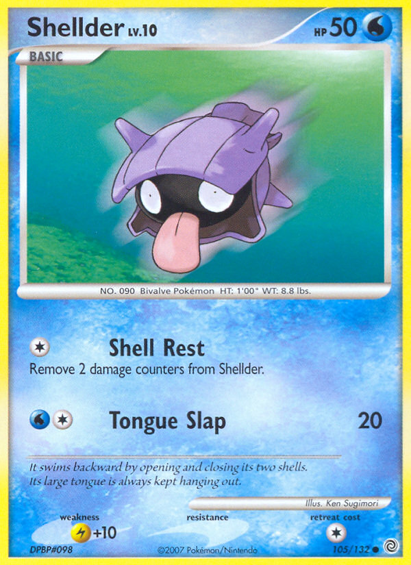 Shellder (105/132) [Diamond & Pearl: Secret Wonders] | Deep Dive Games St. Marys