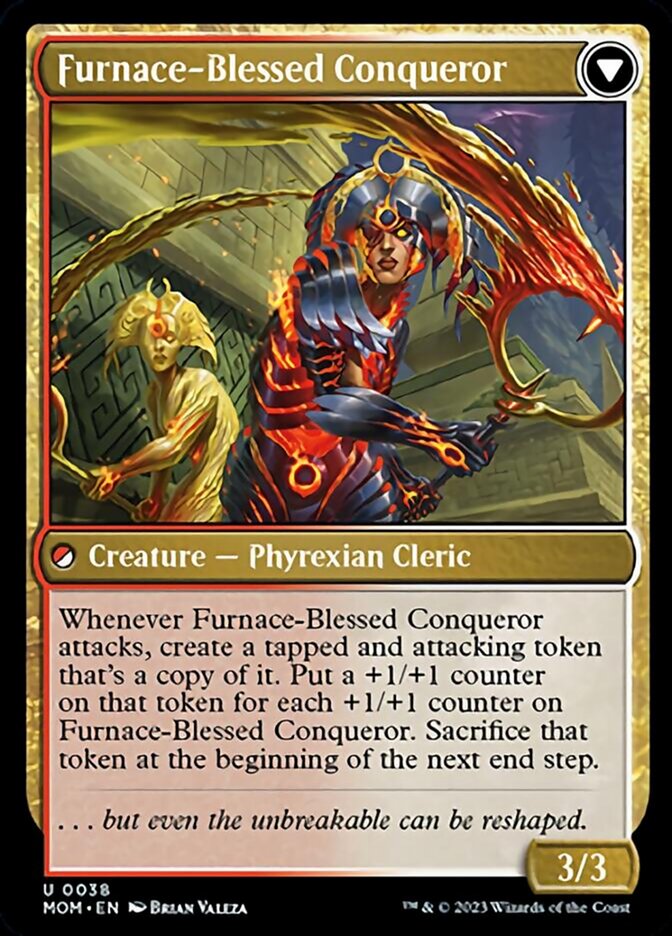 Sun-Blessed Guardian // Furnace-Blessed Conqueror [March of the Machine] | Deep Dive Games St. Marys