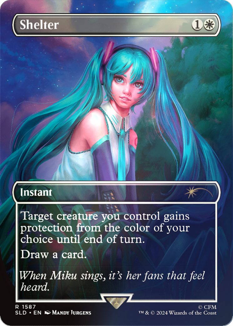 Shelter (Rainbow Foil) [Secret Lair Drop Series] | Deep Dive Games St. Marys