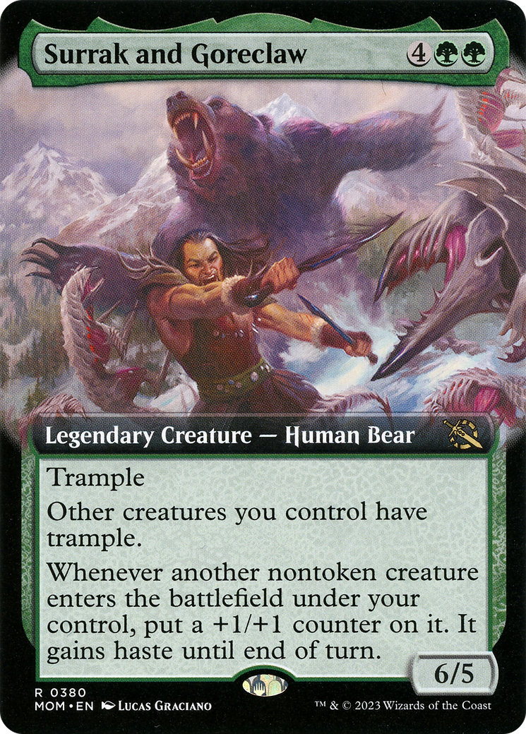 Surrak and Goreclaw (Extended Art) [March of the Machine] | Deep Dive Games St. Marys