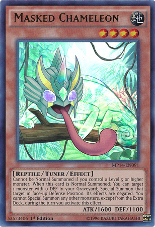 Masked Chameleon [MP14-EN091] Ultra Rare | Deep Dive Games St. Marys