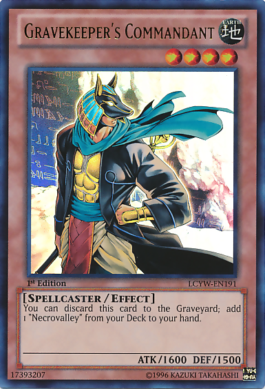 Gravekeeper's Commandant [LCYW-EN191] Ultra Rare | Deep Dive Games St. Marys