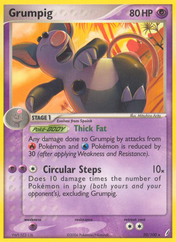Grumpig (20/100) [EX: Crystal Guardians] | Deep Dive Games St. Marys