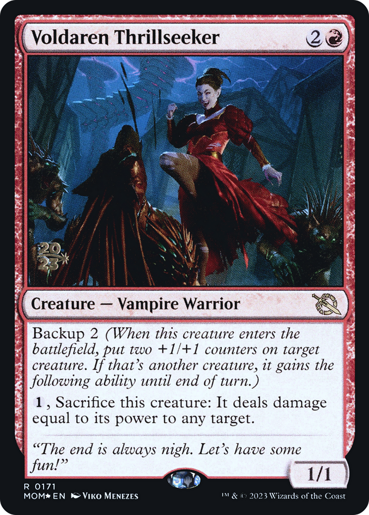 Voldaren Thrillseeker [March of the Machine Prerelease Promos] | Deep Dive Games St. Marys